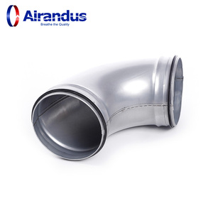 La CAHT partie l'acier galvanisé par ventilation <span class=keywords><strong>coude</strong></span> de 90 degrés pour le conduit en spirale - Product Image 6