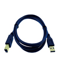 Kabel Printer 3ft atau panjang kabel lainnya dapat dikustomisasi warna hitam USB 3.0 kabel Printer a Male ke B Male Data cable