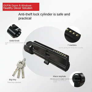 Maniglia di Sicurezza per Porta Camera da Letto con Serratura a Chiave HAS-751B - Product Image 3