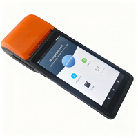 Android 14.0, Pantalla Táctil de 5.5 Pulgadas con Impresora Térmica de 58 mm, 4G, WiFi, GPS, Compatible con Escaneo de Códigos 2D/QR