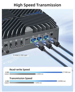 Mini PC Firewall Sin Ventilador Topton Ultra 5 125U I7 1255U <span class=keywords><strong>I3</strong></span> <span class=keywords><strong>1215U</strong></span> 3*2.5G LAN 3*HD2.0 IoT Mini Ordenador Industrial para Computación de Borde - Product Image 6