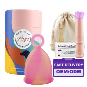 Kit de Inicio de Copa Menstrual Ultra Suave con Bolsa de Viaje, Cuidado Menstrual Fácil de Usar para Principiantes, Copa <span class=keywords><strong>Vaginal</strong></span> - Product Image 1
