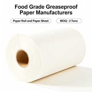 Перерабатываемая белая жиронепроницаемая упаковочная бумага для пищевых продуктов с индивидуальным принтом от производителя, проверяемая жиронепроницаемая бумага - Product Image 5