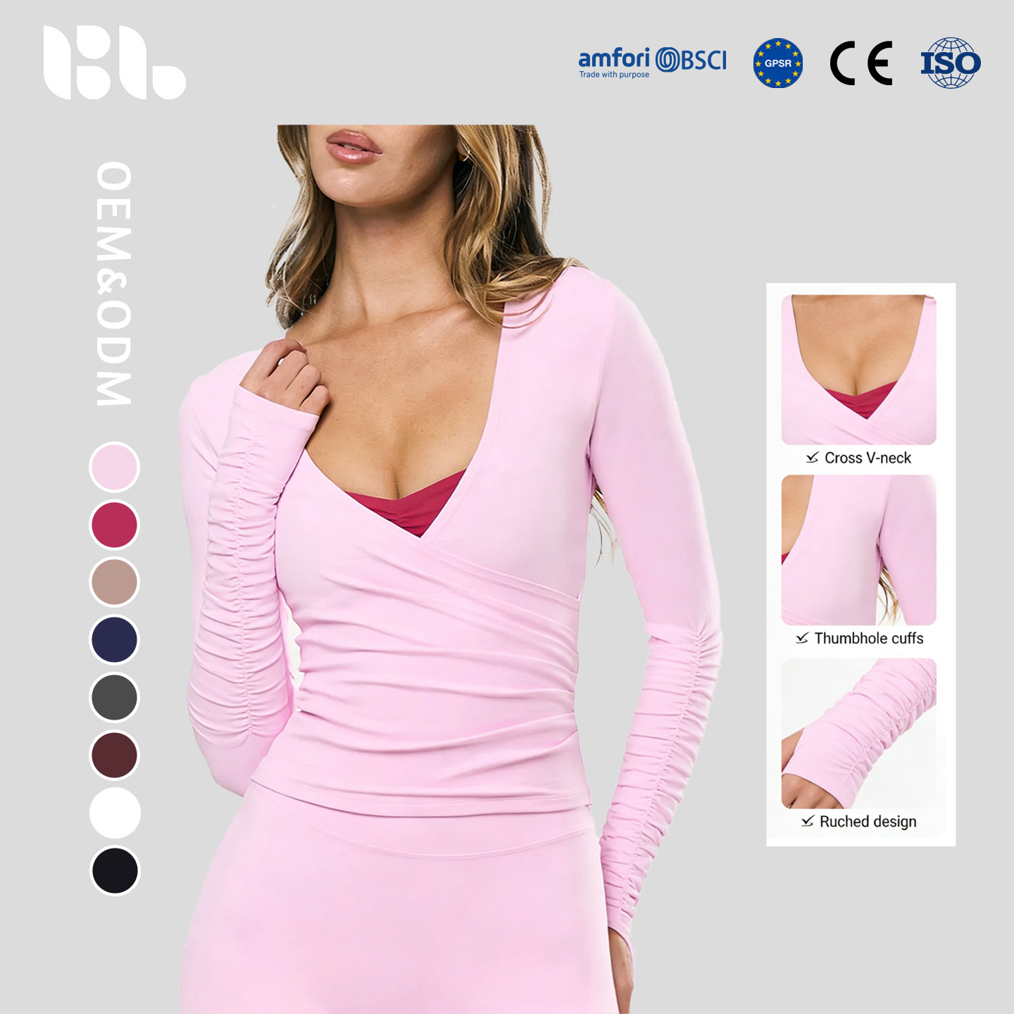 Women's Spring Autumn Long Sleeve Yoga Top Training Wear Outdoor Quick Dry Yoga Shirt Pilates Fitness Sports T-Shirt