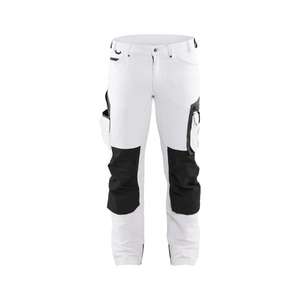 BLAKLADER - 108916451098C150 4-way-stretch painter's <b>trousers</b> White/Dark <b>grey</b> - EAN 7330509743614 <b>WORK</b> <b>TROUSERS</b> - Product Image 1