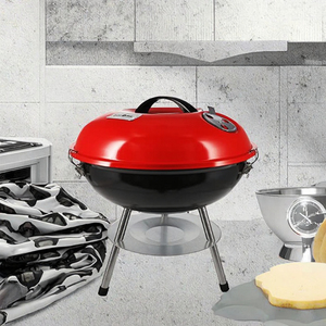 Promosyonlar İçin Özel Logolu Yüksek Kaliteli Demir Toz Boyalı Dış Mekan Kömürlü Barbekü Izgarası - Product Image 3