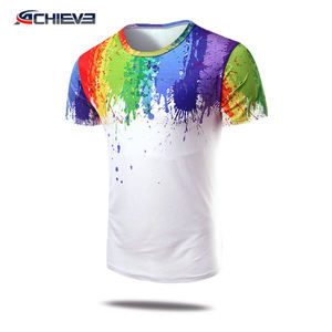 T-shirts surdimensionnés en coton tricoté de haute qualité 180GSM |   Ventes en gros de blancs personnalisés pour hommes - Product Image 5
