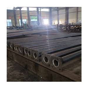 Cột đèn đường năng lượng mặt trời bằng thép tùy chỉnh theo nhà máy - Product Image 3