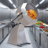 Nouvelle machine industrielle de revêtement automatique de sucre à tambour octogonal, mélangeur électrique en acier inoxydable pour aliments