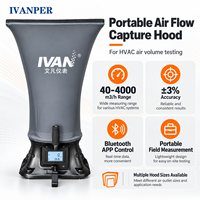 IVANPER AF-01 Capteur de débit d'air pour capot d'extraction 610 x 610 mm, cadre en nylon et aluminium, pour test de portes d'aération et d'équilibrage de ventilation de conduits CVC