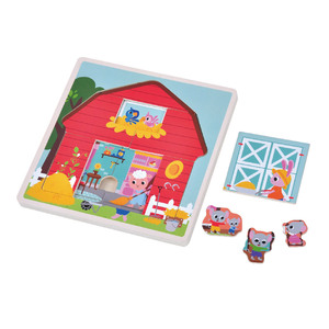 Children's Learning Creative Wooden Multi Layer <strong>Story</strong> Puzzle <strong>Toy</strong> Children's Puzzle <strong>Toy</strong> - Product Image 4