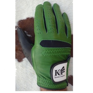 Guante de golf Keven Impex Green de cuero genuino para mano derecha, transpirable, unisex, deportivo, sin cordones. - Product Image 1