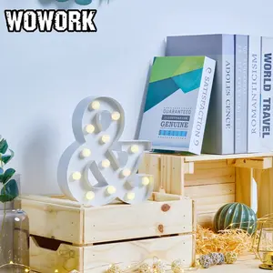 2024 WOWORK comodino fiera mini e ortografia circo nome iniziale delle lampade tendone