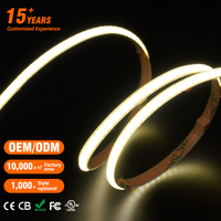 LEOMAY Haute Qualité Maker Décoration 320leds par Mètre Cob 5mm Largeur Dc24v 6w Led Strip Lamp