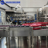 Línea de Producción de Vino en Botellas de Vidrio, Totalmente Automática, 4500-5000 BPH, Acero Inoxidable, Certificación CE, Llenado Isóbarico de Líquidos para Bodega
