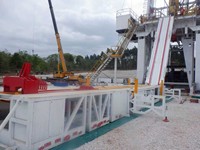Plateforme de forage montée sur camion, modèle MD7.5 à alimentation hydraulique, adaptée à une hauteur de plateforme de 7,5 m
