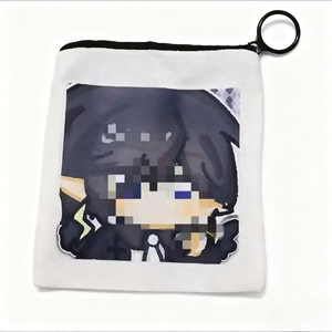 <b>Blank</b> DIY Cotton Canvas Coin Purse Cosmetic Bags With Zipper Closure - Product Image 6