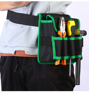 Sac en tissu Oxford épaissi du fabricant, kit de réparation de matériel polyvalent pour électricien, fermeture à boucle et crochet poreuse NOIR, OEM ODM - Product Image 4