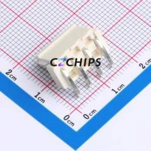 VH3.96-4P WZMS Wire-to-Board Pin Header Bent Lead Through Hole,P=3.96mm Connector 1x4P 3.96mm Right Angle Insert VH - Product Image 2