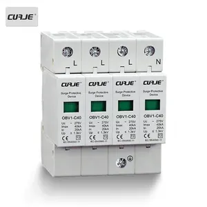 CUAJE 20-40KA4P低電圧避雷器SPD低電圧サージプロテクターT2サージプロテクター20ka〜40Ka4極