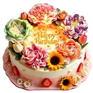 Ensemble de moules à gâteau en silicone, 1 pièce, forme personnalisée, écologique, passe au lave-vaisselle, outils de décoration pour fondant, modèle JHM, bougie - Product Image 2