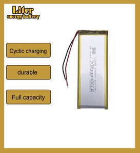 6040100แบตเตอรี่ลิเธียมโพลิเมอร์ลิเธียม3.7V 3000mAh สำหรับ <span class=keywords><strong>GPS</strong></span> e-book อุปกรณ์เล่นกลาง IPTV แท็บเล็ตพีซี - Product Image 2