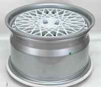 Nuevas Llantas de Aluminio Forjado 6061 T6 con Diseño de Malla Plateada Brillante, 12000T TUV JWL VIA S4-00095 18-24, Personalizadas, Garantía de 6 Años