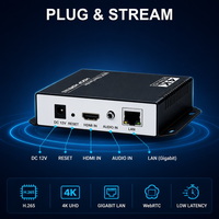 Encodeur de streaming vidéo réseau HDMI vers IP HEVC H.265 H.264 4K 1080P prenant en charge SRT WebRTC HLS Multicast UDP RTSP RTMPS ICECAST TS