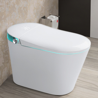 Nouvelle arrivée, toilette de luxe avec chasse d'eau automatique, bidet, grande taille, toilette intelligente électrique monobloc