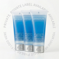 Micro-mousse nettoyante fermentée à la Tremella, enrichie en peptides de cuivre bleu, mousse oxygénante pour le visage, texture soyeuse, mousse clarifiante pour la peau
