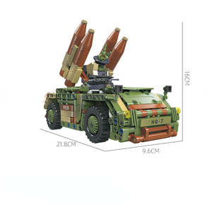 Jie Star 58139 Modello Classico <span class=keywords><strong>Militare</strong></span> della Seconda Guerra Mondiale Lanciarazzi Corazzato su Ruote Collezione Modelli Mattoncini Giocattoli Regalo Set di Costruzioni - Product Image 2