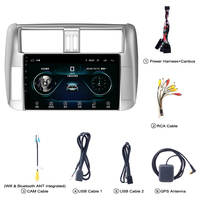 Système de navigation GPS intelligent pour voiture Android, écran tactile central, autoradio multimédia pour Toyota Prado 2004-2021