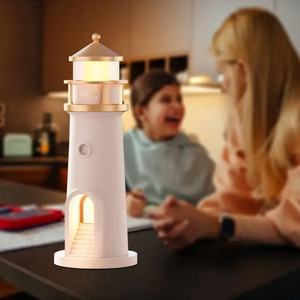 Lampe d'ambiance 2025 Moonlight Lighthouse, rechargeable, à détection de mouvement, projection lunaire LED, veilleuses à intensité variable - Product Image 5