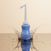 Bouteille de bidet en plastique portable pour voyage, idéale pour l'hygiène péri-partum et le nettoyage intime, pulvérisateur de bidet portatif