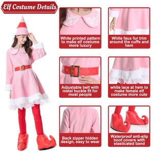 <span class=keywords><strong>Traje</strong></span> <span class=keywords><strong>de</strong></span> disfraz <span class=keywords><strong>de</strong></span> duende <span class=keywords><strong>de</strong></span> Navidad <span class=keywords><strong>para</strong></span> <span class=keywords><strong>mujer</strong></span>, <span class=keywords><strong>traje</strong></span> <span class=keywords><strong>de</strong></span> duende femenino <span class=keywords><strong>de</strong></span> Navidad, <span class=keywords><strong>traje</strong></span> <span class=keywords><strong>de</strong></span> duende rosa <span class=keywords><strong>para</strong></span> adultos, aspecto <span class=keywords><strong>de</strong></span> Navidad, soporte <span class=keywords><strong>de</strong></span> poliéster Bienvenido - Product Image 2