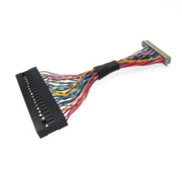 Câble adaptateur LVDS 40 broches 1CH 6BITV, faisceau de câbles avec isolation PVC/PTFE, conducteur en cuivre étamé, homologué 12V pour applications électroniques