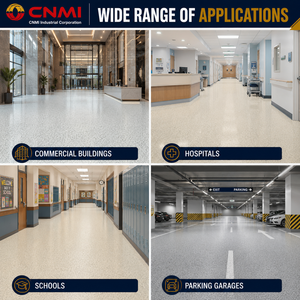 CNMI - Suelo Decorativo de Resina Epoxi con Arena de Color para Escuelas, Hospitales y Laboratorios, Resistente al Desgaste y Antideslizante - Product Image 2