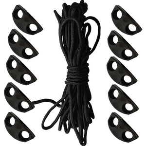 Corde de kayak avec clips à double trou de 6 mm, accessoire pour canoë et kayak, en nylon durable, pour les loisirs en plein air, les lacs et les rivières - Product Image 1