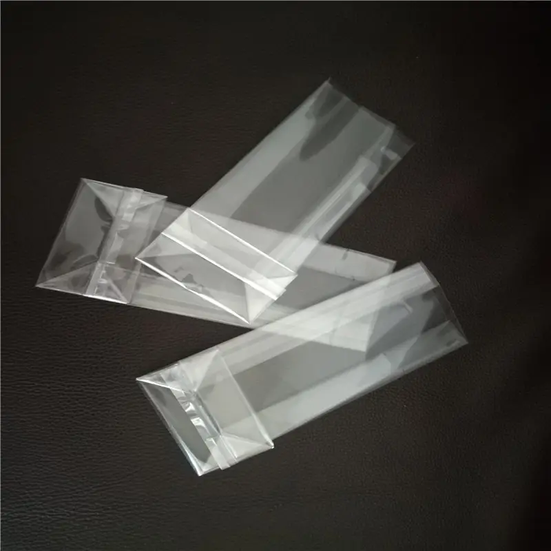 Opp/Cpp/Pe Recyclebare Plastic Polyzak Doorzichtige Platte Bodem Vierkante Zak Met Heat Seal Kant Gusset Food Industrie Gravure Printing