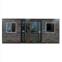 Maison mobile préfabriquée modulaire extensible de 20 pieds, 3 chambres, prête à l'emploi, avec salle de bain, cuisine et design moderne.