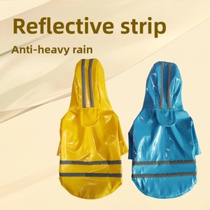 Nuevo Impermeable de PU para Perros, Apto para Perros Pequeños/Medianos como Teddy, Bichón, Corgi, para Todas las Estaciones, Estilo Casual, Ropa para Cachorros - Product Image 2
