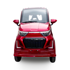 Scooter de Movilidad Eléctrico para Personas Mayores, Totalmente Cerrado, de 3 Asientos, con Tracción Trasera de 4 Ruedas, Asientos de Cuero, Cámara Trasera, Techo Solar e Interior Oscuro - Product Image 2