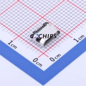 KH-MICRO6.4H-5P USB Connector SMD Connector ( Connector Type: Micro-B )( Protocol Standard: USB 2.0 )( Gender: Female ) - Product Image 1