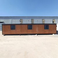 Conteneur d'expédition duplex préfabriqué luxueux prêt à l'emploi, maisons pliables préfabriquées, maison modulaire