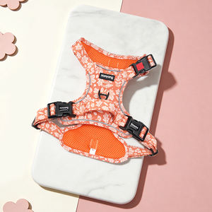 Pettorina per Cani Personalizzata con Stampa Foglia d'Acero, Imbottita, Riflettente, Traspirante, con Cinturino Regolabile per Cani Medi e Grandi - Product Image 1