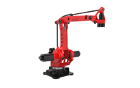 Robot industriel 6 axes BRTIRUS2550A, charge utile 50 kg, portée 2550 mm, répétabilité ±0,1 mm pour ligne de production d'assemblage et d'estampage
