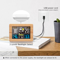 Station météo sans fil, pyranomètre, thermomètre, hygromètre, baromètre, moniteur d'humidité avec capteur, station météo numérique
