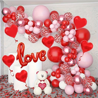 Ensemble de ballons en latex en forme d'arche pour la Saint-Valentin et la fête des mères, pour les propositions de mariage, les célébrations de remise de diplômes, les décorations d'hôtel