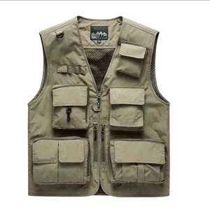 سترة صيد خفيفة الوزن من QIAOSAFETY مخصصة للجنسين، متعددة الجيوب، مصنوعة من البوليستر الشبكي، مريحة وقابلة للتنفس للاستخدام الخارجي - Product Image 2