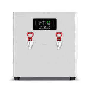 Refroidisseur d'eau chaud/froid <span class=keywords><strong>à</strong></span> compresseur mural en acier inoxydable 220V 30L avec 2 robinets <span class=keywords><strong>Fontaine</strong></span> <span class=keywords><strong>à</strong></span> eau potable commerciale - Product Image 1